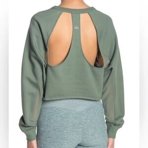 Alo open back sweater